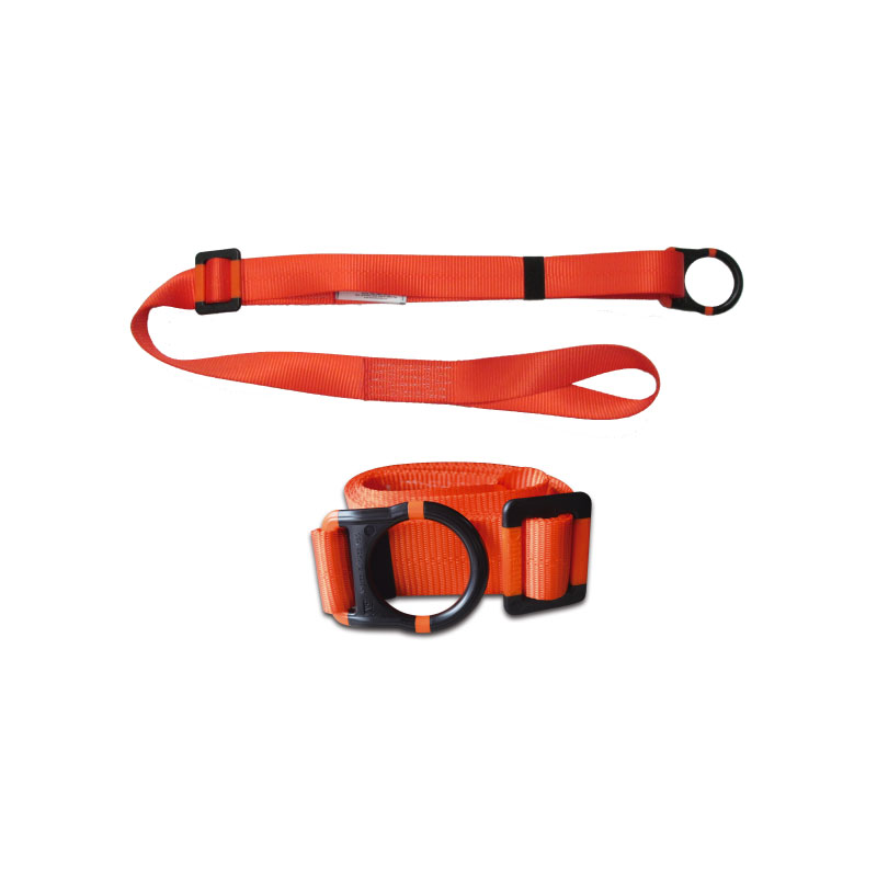 Conector de anclaje regulable dieléctrico con una argolla y loop, 1.8 m