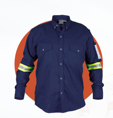 Camisa Ignifuga Azul